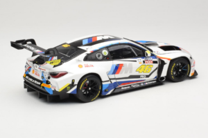 BMW M4 GT3 #46 V. Rossi / A. Farfus / M. Martin Team WRT 12 Hours of Bathurst 2023 Minichamps 1:18 113232146 Metal - imagem 3 de 8