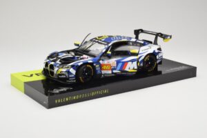 BMW M4 GT3 Team WRT #46 V. Rossi / A. Al-Harthy / M. Martin DNF 24 Hours of Le Mans 2024 Minichamps 1:18 113242446 Metal - imagem 3 de 8