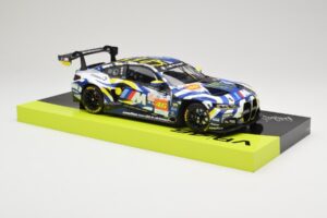 BMW M4 GT3 Team WRT #46 V. Rossi / A. Al-Harthy / M. Martin DNF 24 Hours of Le Mans 2024 Minichamps 1:18 113242446 Metal - imagem 6 de 8
