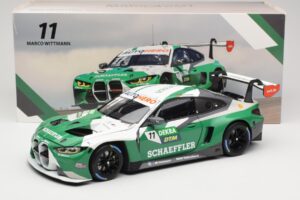 BMW M4 GT3 Walkenhorst Motorsport #11 M. Wittmann DTM 2022 Minichamps 1:18 113222011 Metal - imagem 8 de 8