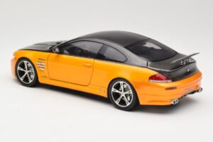 BMW M6 E63 AC Schnitzer Tension Yellow & Black Norev 1:18 183550 Metal - imagem 7 de 8
