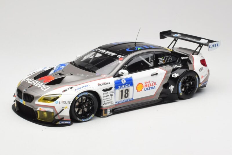 BMW M6 GT3 F13 #18 Schubert Motorsport A. Farfus / J. Krohn 24h Nurburgring 2016 Minichamps 1:18 155162618 Metal