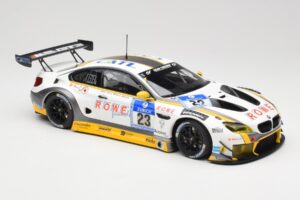 BMW M6 GT3 F13 #23 Rowe Racing A. Sims / P. Eng 24h Nurburgring 2016 Minichamps 1:18 155162623 Metal - imagem 4 de 6