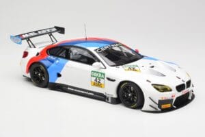 BMW M6 GT3 F13 #42 BMW Team Schnitzer R. Collard / P. Eng ADAC GT Masters Oschersleben 2017 Minichamps 1:18 155172652 Metal - imagem 4 de 6