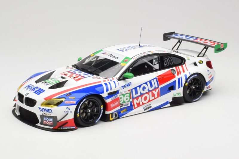 BMW M6 GT3 F13 #96 Turner Motorsport B. Auberlen / R. Foley Class Winner Petit Le Mans 2019 Minichamps 1:18 153192696 Metal