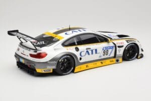 BMW M6 GT3 F13 #98 Rowe Racing M. Palttala / N. Catsburg 2nd Place 24 Hours of Nurburgring 2017 Minichamps 1:18 155172698 Met - imagem 2 de 6