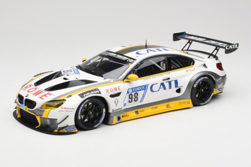 BMW M6 GT3 F13 #98 Rowe Racing M. Palttala / N. Catsburg 2nd Place 24 Hours of Nurburgring 2017 Minichamps 1:18 155172698 Met