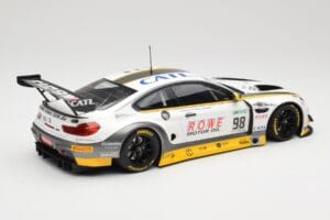 BMW M6 GT3 F13 #98 Rowe Racing T. Blomqvist / N. Catsburg 24 Hours of Spa 2017 Minichamps 1:18 155172688 Metal - imagem 2 de 6