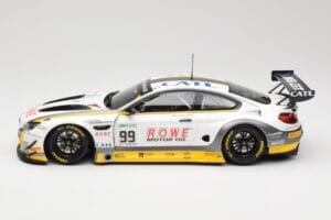 BMW M6 GT3 F13 #99 Rowe Racing P. Eng / M. Martin 24 Hours of Spa 2017 Minichamps 1:18 155172689 Metal - imagem 3 de 6