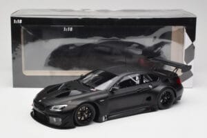 BMW M6 GT3 F13 Plain Body Version Matte Black Minichamps 1:18 155162610 Metal - imagem 6 de 6