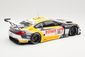 BMW M6 GT3 Rowe Racing #98 M. Wittmann / T. Blomqvist / P. Eng 4th Place 24 Hours Nurburgring 2020 Minichamps 1:18 155202698  - imagem 2 de 6