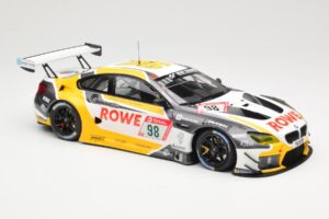 BMW M6 GT3 Rowe Racing #98 M. Wittmann / T. Blomqvist / P. Eng 4th Place 24 Hours Nurburgring 2020 Minichamps 1:18 155202698  - imagem 4 de 6