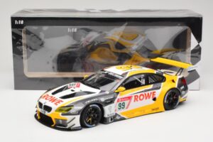 BMW M6 GT3 Rowe Racing #99 A. Sims / N. Catsburg / N. Yelloly Winners 24 Hours Nurburgring 2020 Minichamps 1:18 155202699 Met - imagem 6 de 6