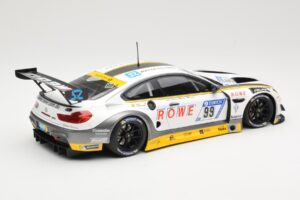 BMW M6 GT3 Rowe Racing #99 M. Basseng / M. Martin 24 Hours Nurburgring 2017 Minichamps 1:18 155172699 Metal - imagem 2 de 6