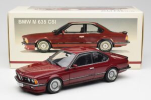 BMW M635 CSi E24 Karmin Vermelho AUTOart 1:18 70528 Metal - imagem 8 de 8