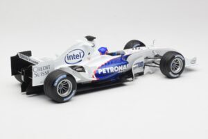 BMW Sauber F1.06 #17 J. Villeneuve Launch Version 2006 Minichamps 1:18 80430413184 Metal - imagem 2 de 6