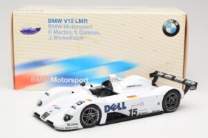 BMW V12 LMR LMP #15 P. Martini / Y. Dalmas / J. Winkelhock 24 Hours of Le Mans Winner 1999 Minichamps 1:18 80430009338 Metal - imagem 6 de 6