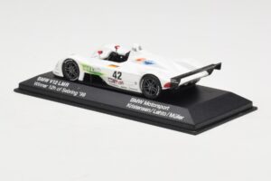 BMW V12 LMR LMP1 #42 J. Müller / J. Lehto 24 Hours of Le Mans 2000 Minichamps 1:43 80420018215 Metal - imagem 3 de 4