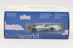 BMW V12 LMR LMP1 #43 B. Auberlen / M. Gounon 24 Hours of Le Mans 2000 Minichamps 1:43 80420018216 Metal - imagem 4 de 4