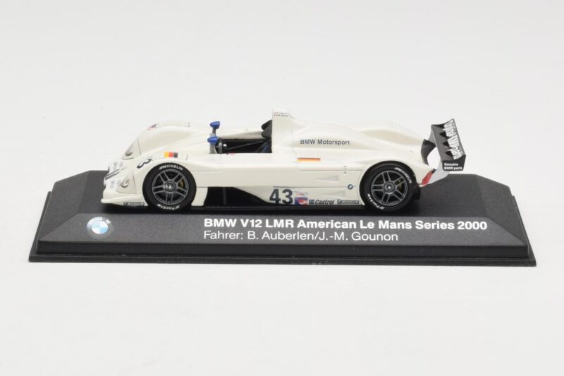 BMW V12 LMR LMP1 #43 B. Auberlen / M. Gounon 24 Hours of Le Mans 2000 Minichamps 1:43 80420018216 Metal