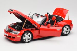 BMW Z3 E36/7 Roadster Vermelho Bburago 1:18 3349 Metal - imagem 2 de 8