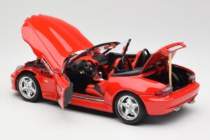BMW Z3 E36/7 Roadster Vermelho Bburago 1:18 3349 Metal - imagem 5 de 8