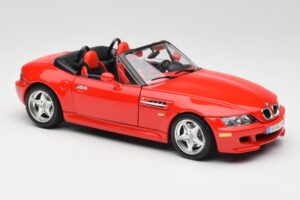 BMW Z3 E36/7 Roadster Vermelho Bburago 1:18 3349 Metal - imagem 6 de 8