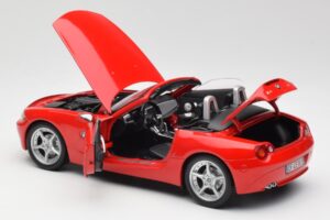 BMW Z4 E85 Roadster Vermelho Bburago 1:18 34046 Metal - imagem 5 de 8