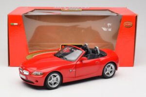 BMW Z4 E85 Roadster Vermelho Bburago 1:18 34046 Metal - imagem 8 de 8
