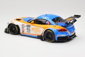 BMW Z4 E89 GT3 #46 Mills Racing M. Wittmer / A. Mills Pirelli World Challenge Sprint X-Series 2016 Minichamps 1:18 151162346  - imagem 5 de 6