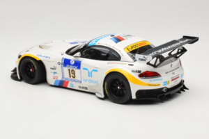 BMW Z4 GT3 #19 Team Schubert J. Muller / D. Muller ADAC 24 Hours Nurburgring 2012 Minichamps 1:18 151122319 Metal - imagem 5 de 6