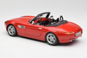 BMW Z8 E52 Vermelho Metálico Bburago 1:18 18-12032 Metal - imagem 7 de 8