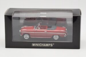 Borgward Isabella Cabriolet Vermelho Minichamps 1:43 400096060 Metal - imagem 4 de 4