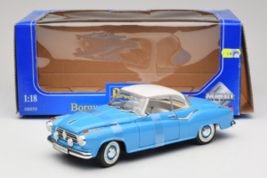 Borgward Isabella Coupe Azul Revell 1:18 08859-P1 Metal - imagem 6 de 6