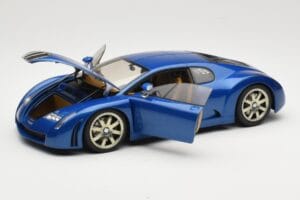 Bugatti EB 18.3 Chiron Azul AUTOart 1:18 70911 Metal - imagem 2 de 8