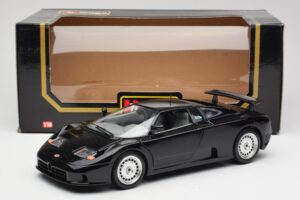 Bugatti EB110 Preto Bburago 1:18 3055 Metal - imagem 8 de 8