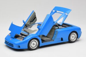 Bugatti EB110 Azul Bburago 1:18 3035 Metal - imagem 2 de 8