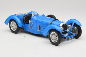 Bugatti Type 51 Grand Prix #14 Azul Bburago 1:18 3012-M1 Metal - imagem 4 de 6