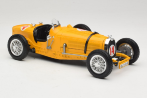 Bugatti Type 59 #14 Grand Prix Laranja Bburago 1:18 3012 Metal - imagem 4 de 6