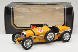 Bugatti Type 59 #14 Grand Prix Laranja Bburago 1:18 3012 Metal - imagem 6 de 6