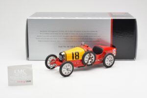 Bugatti T35 National Colors Spain CMC 1:18 M-100-B-016 Metal - imagem 6 de 6