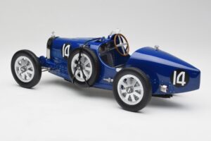 Bugatti Type 35 #14 Dark Blue Norev 1:12 125703 Metal - imagem 5 de 6