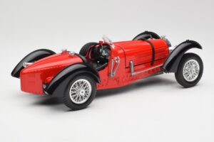 Bugatti Type 55 Vermelho Bburago 1:18 3009 Metal - imagem 2 de 6