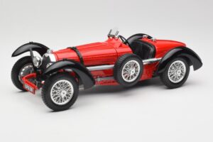 Bugatti Type 55 Vermelho Bburago 1:18 3009 Metal