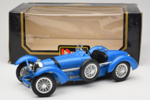 Bugatti Type 59 Azul Bburago 1:18 3005-M1 Metal - imagem 5 de 5
