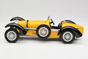 Bugatti Type 59 Amarelo Bburago 1:18 3005 Metal - imagem 4 de 8