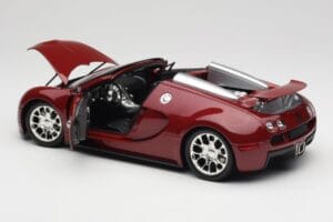 Bugatti Veyron Grand Sport Vermelho Minichamps 1:18 100110832 Metal - imagem 6 de 9