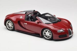 Bugatti Veyron Grand Sport Vermelho Minichamps 1:18 100110832 Metal - imagem 7 de 9
