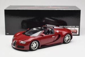 Bugatti Veyron Grand Sport Vermelho Minichamps 1:18 100110832 Metal - imagem 9 de 9