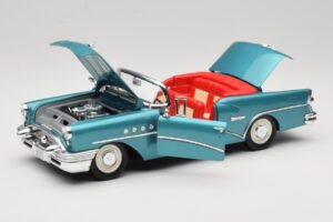 Buick Century Cabriolet Azul Mira 1:18 6134 Metal - imagem 2 de 8